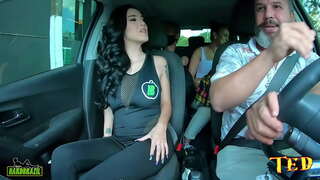 I são paulo naked ann an càr agus a tha ag iarraidh gu bheil i a &#039; chiad porn movie