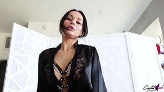 Seksi Črna Deepthroat Velik Kurac in Strastno Doggy Prekleto, dokler Prišlo v Usta