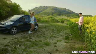 Albalı etdi Сэму müəyyən oral və вставила şam öz ass ki, o, əsdi